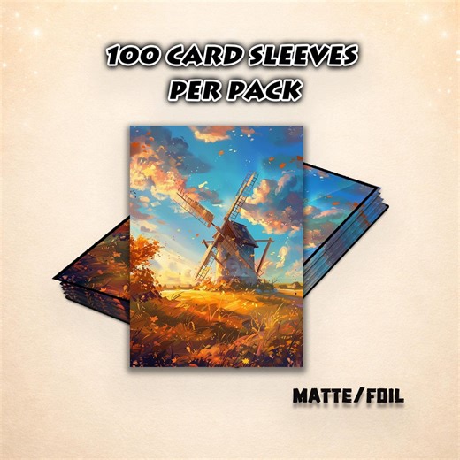 100 MTG Card Sleeves，premium TCG Card Sleeve, Magical Collector's Card Sleeve,autumn Wind Sleeves - Etsy