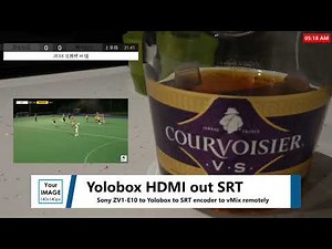 Testing Yolobox and H265 SRT encoder to vMix