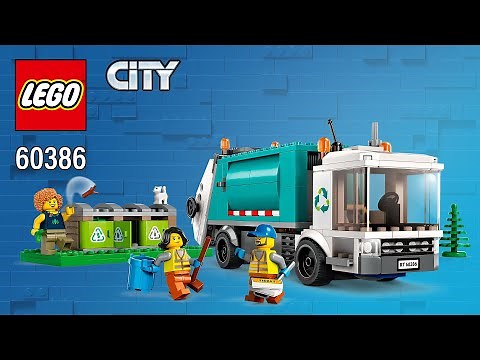 LEGO® City Recycling Truck (60386)[261 pcs] Step-by-Step Building Instructions ‪@TopBrickBuilder‬