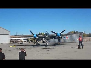 P-38 starting up!
