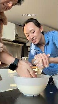making homemade butter while running #churn #butter