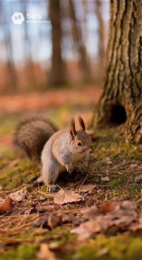 Overcomplicated Acorn Delivery: Squirrel Uses Lever Mechanism #wildlife #funny