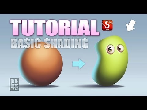 Autodesk Sketchbook Pro Tutorial : Basic Shading