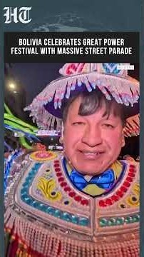 Bolivia's Great Power Festival Draws Thousands To Spectacular La Paz Street Parade | #shorts
