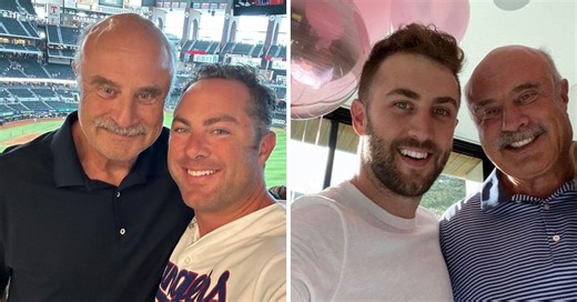 Dr Phil McGraw is best known for his TV shows - but behind the scenes he dotes on his two sons