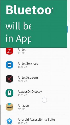 Bluetooth Missing from Apps or Application Manager in Settings on Android #bluetoothconnection