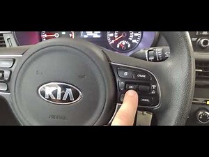 2017 KIA OPTIMA OIL / MAINTENANCE LIGHT RESET
