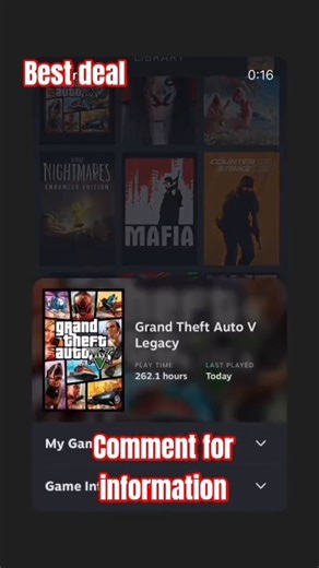 Steam account with Two AAA Games 🔥