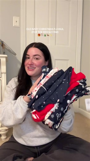 Old Navy Christmas PJ Haul for the Whole Family