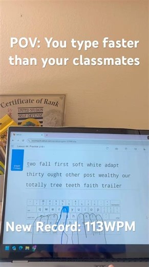 POV: You type faster than your classmates