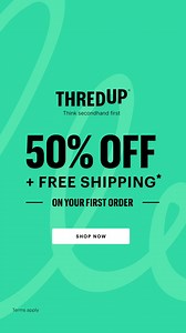 Shop with ThredUp—it's great for your wallet, your closet, and the planet. Up to 90% off deals await. | ThredUp