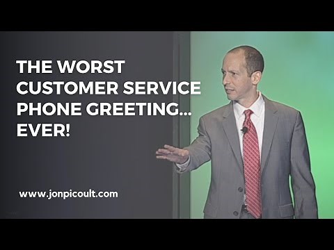 The Worst Customer Service Telephone Greeting... Ever!