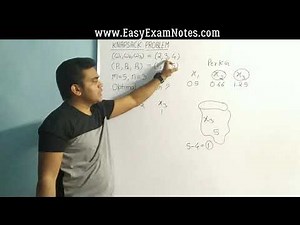 Knapsack problem fraction method with example 01
