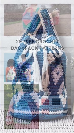 29 Free Crochet Backpack Patterns