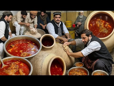 Pakistani EARLY MORNING Breakfast - Sher Muhammad SIRI PAYE Recipe - Slow Cooked HEAD & TROTTER Stew