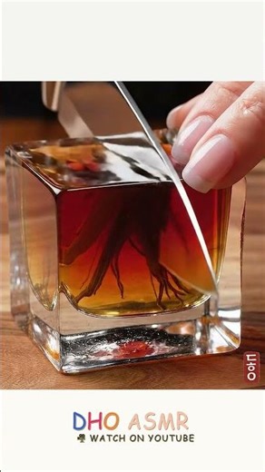 [K-cocktail] Gamhongro Martinez | Stir & Herbal Bloom ASMR ✨🍒