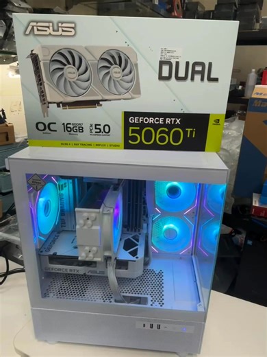 ‼️‼️庚林資訊有限公司｜專業組裝・實話評估‼️‼️ 🔥【早買早享受】🔥🔥【越等只會越貴】🔥 感謝 黃同學 訂購~ • 處理器：AMD R5 7500F 3.7G • 塔扇：SE-214-XT ARGB WHITE白 散熱器 • 主機板：ASUS TUF GAMING B850M-PLUS WIFI7 白 • SSD：美光 P310 1TB/Gen4 PCIe 4.0/ • 記憶體：威剛 16 DDR5 • 顯示卡：ASUS Dual GeForce RTX™ 5060 Ti 16GB (白) • 機箱：松聖 4070 海景房(白) • 電供：振華 COMBAT FG 750W 白色 • 系統：Windows 11 中文隨機版-64位元 歡迎加Line：@gkx2376e 詢問 🎊🎊已加入無卡分期 特約商店 🎊🎊 電競主機 / 電競筆電 商用主機 / 商用筆電 文書主機 / 文書筆電 電腦升級 / 電腦維修 代客訂貨 / 代客組裝 網路架設/ 監視器架設 任君挑選~ | 庚林資訊/耕林-電腦維修/電腦銷售