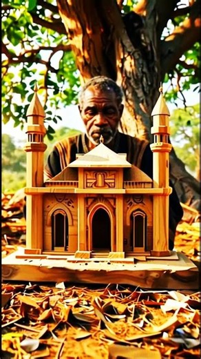 The Old African Man Who Built a Mosque from Wood 🕌✨ | Inspirational Short