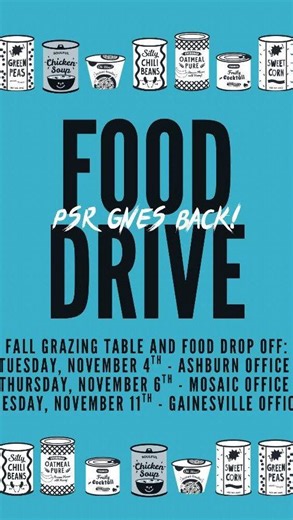 🍁PSR Fall Food Drive Reminder!🍂 It’s not too late to donate! If you have any contributions for PSR’s Fall Food Drive benefitting “She Believes In Me,” please bring them with you tomorrow to Vision 26. We’ll be collecting on-site! Every donation makes a difference in our local community. Thank you to everyone who has already contributed, your generosity is truly appreciated! Let’s make an impact together! #pearsonsmithrealty #fooddrive | Pearson Smith Realty
