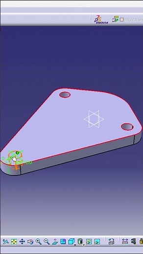 CATIA V5 Basic 3D Model - Exercise 4 | Beginner Tutorial #catia #cad #catiatutorial #3ddesign #art
