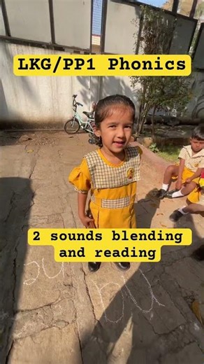Blending sounds and reading #english #phonics #jollyphonics #lkgkids #lkgenglish #pp1