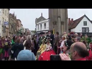 Glastonbury 2015 Beltaine: Druid Ceremony, Procession & Maypole Dance