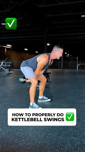 How to PROPERLY Kettlebell Swing #legday #strengthtraining #fitnessjourney