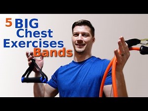Chest Workout with Resistance Bands at Home