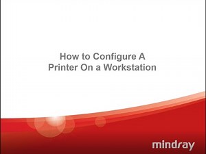 Configuring a Printer on a Workstation