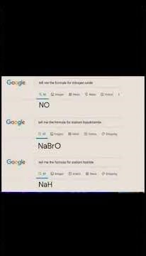 Chemistry Be Like: NO… NaBrO… NaH 💀 #Shorts