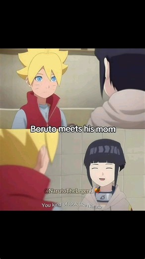 BORUTO MEETS NEJI 🥀 #naruto #anime #narutoshippuden
