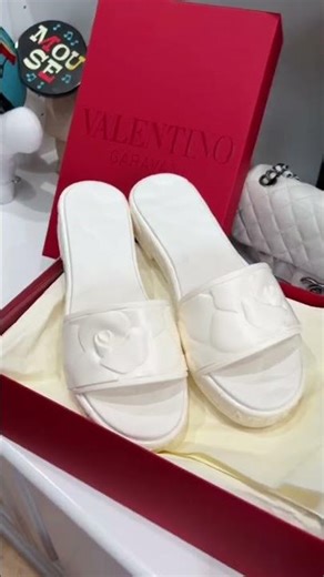 What do we think? Keep both - keep one? 👇 @valentino pool slides from @saks #saks 💕