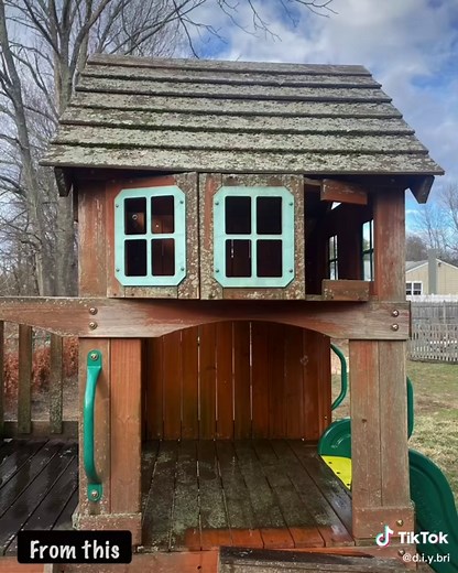 #diy #playset #outdoor #diyproject #howto #beforeandafter #fromthistothat #swingset #fy #fyp #upcycle #TeamUSATryout #summer #diy #girlswhobuild