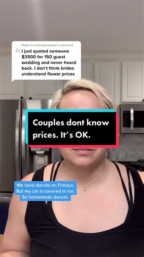 Reply to @victoriajonesbair couples shouldn’t be expected to know prices. #florist #weddingtiktok #budgetwedding