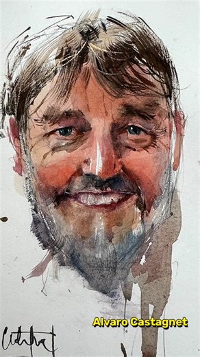 Watercolor Portraits That Feel Alive – Álvaro Castagnet