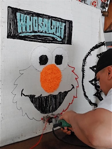 Wake and Tuft #CapCut #tuftingrugs #beginner #fyp #foryoupage