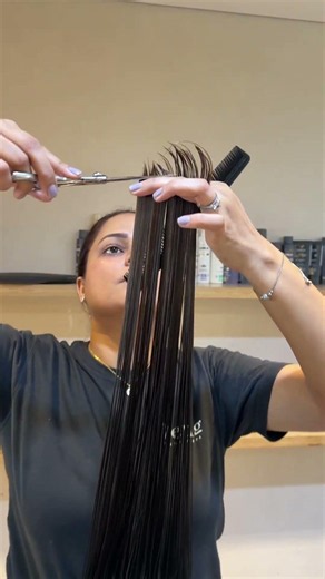 Professional layered cut tutorial #haircut #hairtutorial #salon