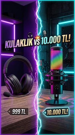 Headset vs. $300 Streaming Microphone! 🎧 #Shorts