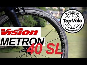 Essai roues vélo Vision Metron 40 SL à pneus