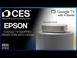 CES 2026: Epson Brings Google TV & Gemini AI to LifeStudio Grand Projectors