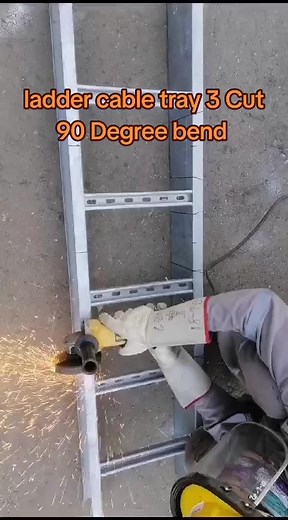 Ladder Cable Tray 3 Cut 90 Degree Bend Tips