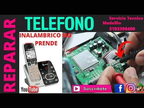 Como Reparar teléfono Inalámbrico at&t Que No Prende ((PASOS PARA REPARAR UN TELEFONO INALAMBRICO))