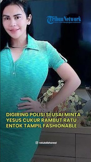 BEGINI TAMPANG RATU ENTOK saat Digiring Polisi Akibat Penistaan Agama Kristen, Penampilannya Disorot