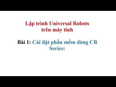 Universal Robots Programming Tutorial - Lesson 1: Software Installation