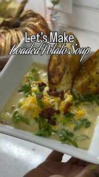 SOUP SEASON IS HERE!!! This Loaded Potato Soup will keep you warm during this winter storm! Try it!