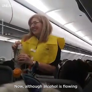 3.7M views · 20K reactions | This flight attendant has a future career as a comedian  | UNILAD | Facebook