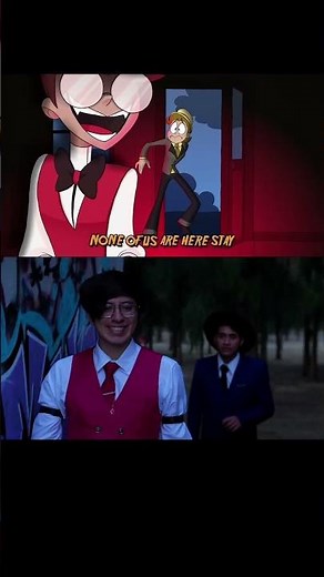 Daisies Hazbin Hotel Live action (3) #cinematic #alastor #filmmaker #hazbinhotel #inreallife #acting