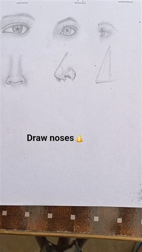 How to draw noses for tutorial #art #drawing #drawingtutorial #viral #nose