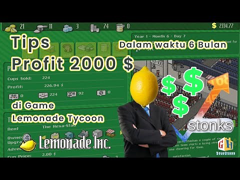 5 Tips Profit Ribuan Dollar di Game Lemonade Tycoon Game House
