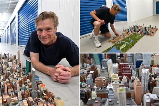 Truck driver spent 21 years creating a massive model of New York City out of balsa wood: 'It was quite the process'